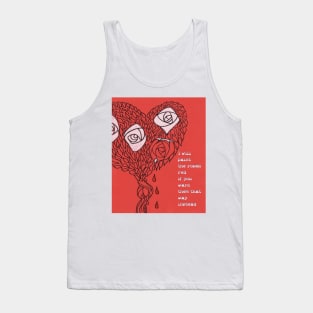 The Bleeding Heart - Painting The Roses Red Tank Top